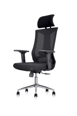 OUTLET Fotel ergonomiczny ANGEL biurowy obrotowy milanO czarny