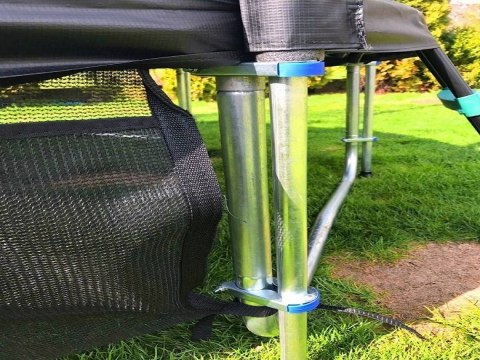 Trampolina Ogrodowa Z Wewnętrzną siatką Jumpi Maxy Comfort 487cm/16ft zielona Trampolina Ogrodowa Z Wewnętrzną siatką Jumpi Maxy Comfort 487cm/16ft zielona