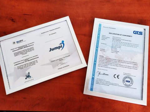 Trampolina Ogrodowa Z Wewnętrzną siatką Jumpi Maxy Comfort 487cm/16ft zielona Trampolina Ogrodowa Z Wewnętrzną siatką Jumpi Maxy Comfort 487cm/16ft zielona